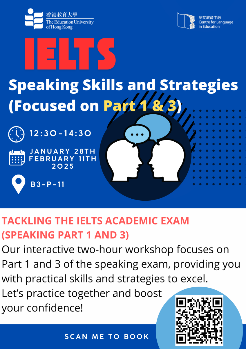 IELTS Speaking Skills and Strategies (Focused on Part 1 & 3)