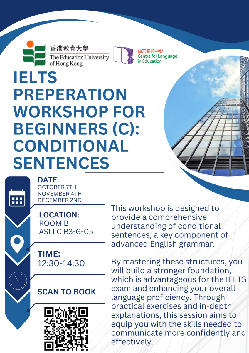 IELTS PREPARATION WORKSHOP FOR BEGINNERS (C): CONDITIONAL SENTENCES