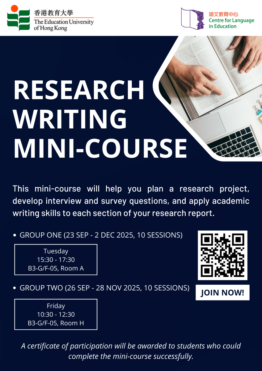 Research Writing Mini-course