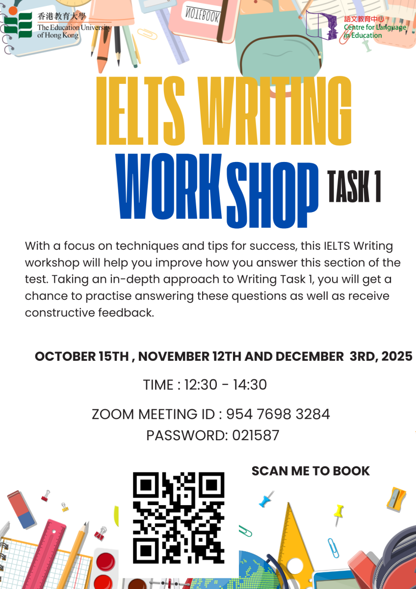 IELTS Writing Workshop – Task 1