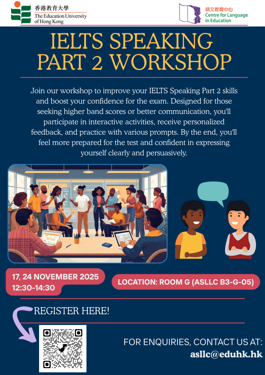 IELTS Speaking Part 2 workshop