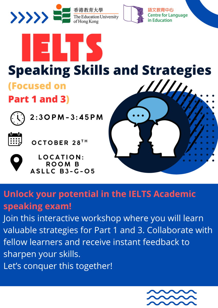 IELTS Speaking Skills and Strategies (Focused on Part 1 and 3)