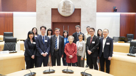 教大接待伍淑清博士及中華基金中學代表團到訪
