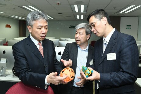 Officiating guests tour the Coding Education Unit.