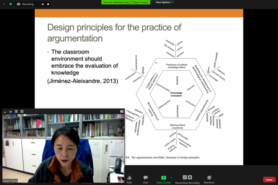 Professor Yang Fang-ying delivers the second keynote speech 