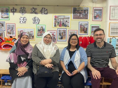 The Brunei delegation visits kindergarten in Hong Kong