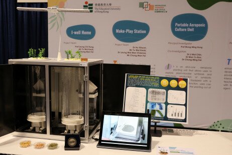 Portable Aeroponic Culture Unit won a Silver Medal