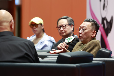 鄭保瑞導演（右一）分享製作武術電影的心路歷程