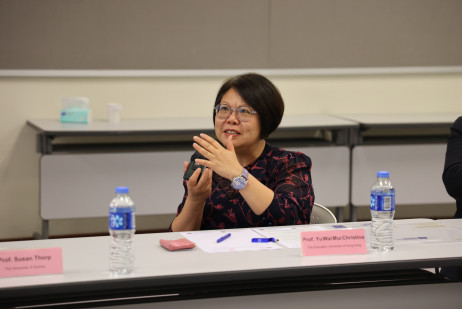 教大社会科学与政策研究学系教授（实践）姚伟梅参与讨论