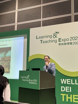 EdUHK scholar Dr Matsunobu Koji presents at the Learning and Teaching Expo 2025  