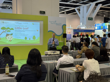 EdUHK scholar Dr Timothy Taylor presents at the Learning and Teaching Expo 2025 
