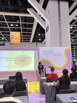 EdUHK scholar Dr Guo Qiuzi presents at the Learning and Teaching Expo 2025 