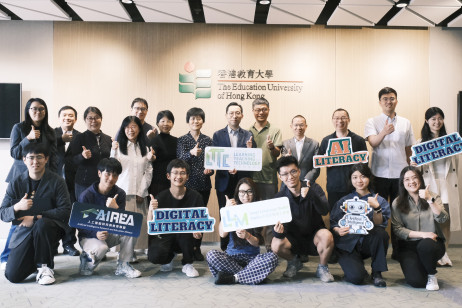 北大代表团参观教大的大埔校园