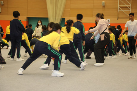 大埔浸信会公立学校学生于临时支援中心复课