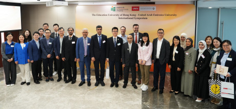 EdUHK representatives and UAEU delegations at the Joint International Symposium 
