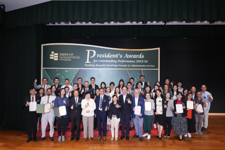 EdUHK President’s Awards recognise outstanding achievements in teaching, research, knowledge transfer and administrative services