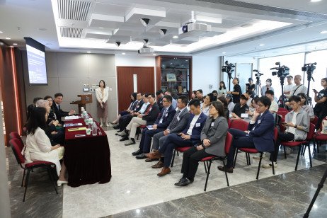 EdUHK holds a press conference to announce the latest survey and research findings on the application of artificial intelligence in primary and secondary schools across Hong Kong