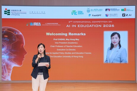 EdUHK Vice President (Academic) Professor May Cheng May-hung highlights creativity and innovation with AI to nurture future education
