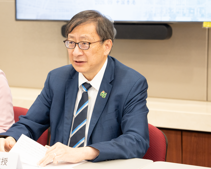 李子建教授在歡迎辭中感謝復旦多年來對教大發展的支持
