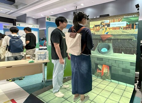 Participants explore an AI-driven immersive learning environment on the VOTANIC XR platform 