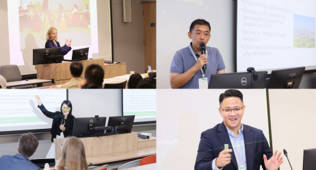 来自不同院校的学者分享可持续发展及新兴科技领域的研究成果