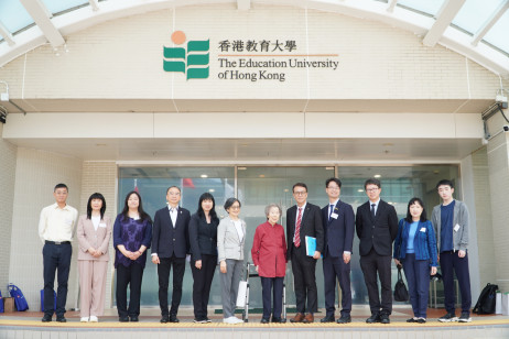 中华基金中学代表团参观教大大埔校园