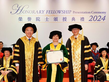 EdUHK Awards Ngan Po-ling an Honorary Fellowship