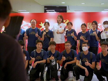 Former Members of the Chinese and Tianjin Women's Volleyball Teams at EdUHK