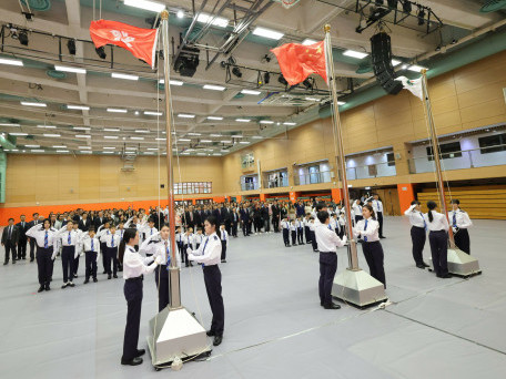 教大举行2026年全民国家安全教育日升旗仪式